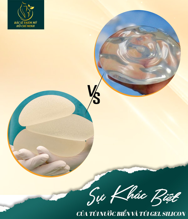 Sự khác biệt của túi nước biển và túi gel silicon | Tất tần tật về phương pháp phẫu thuật nâng ngực hội chị em cần biết