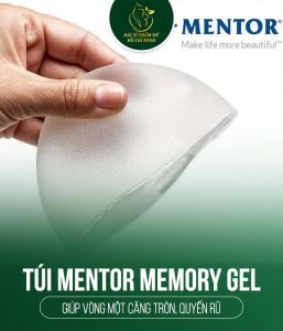 Túi Mentor MemoryGel giúp vòng một căng tròn, quyến rũ